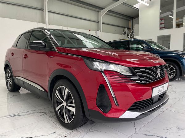 Peugeot 3008 SUV, Petrol Hybrid, 2021, Red