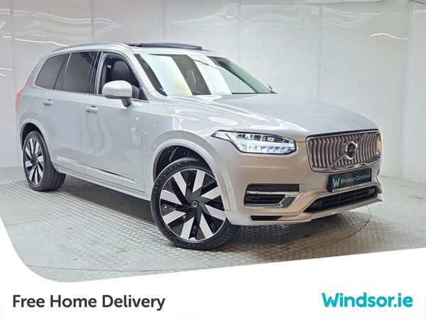 Volvo XC90 SUV, Petrol Plug-in Hybrid, 2024, Silver