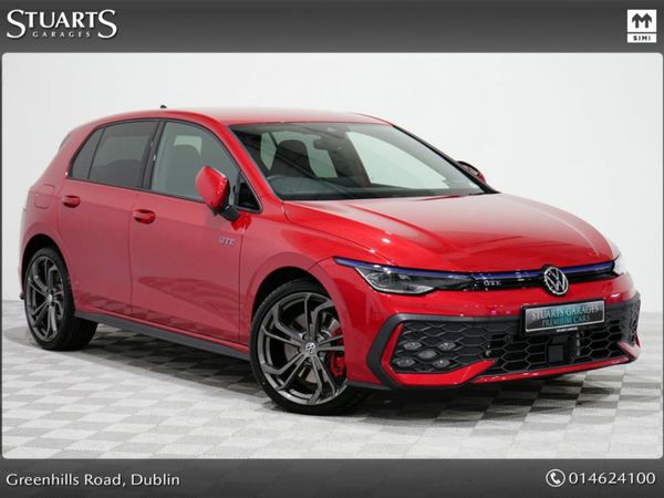 Volkswagen Golf Hatchback, Petrol Plug-in Hybrid, 2025, Red