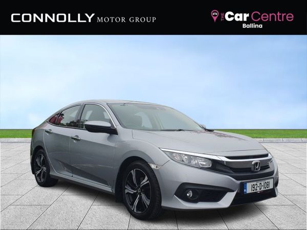 Honda Civic Saloon, Petrol, 2019, Grey