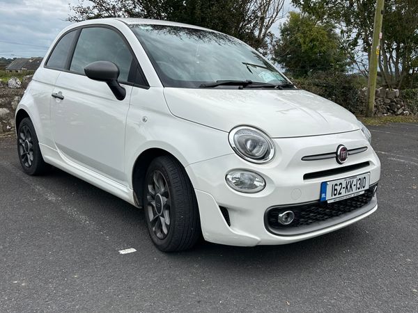 Fiat 500 Hatchback, Petrol, 2016, White