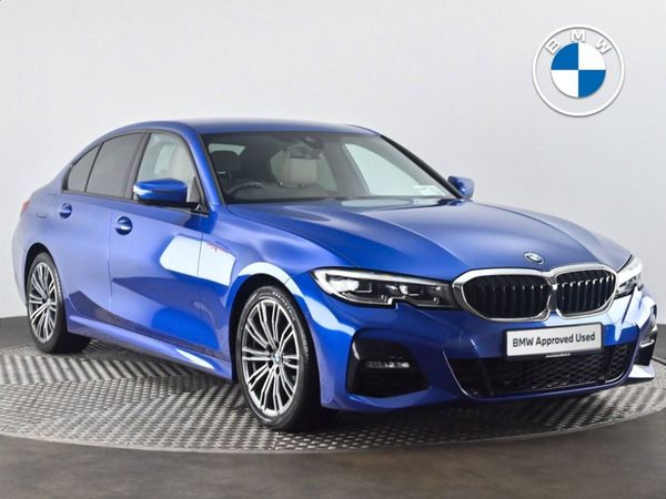 BMW 3-Series Saloon, Diesel Hybrid, 2022, Blue