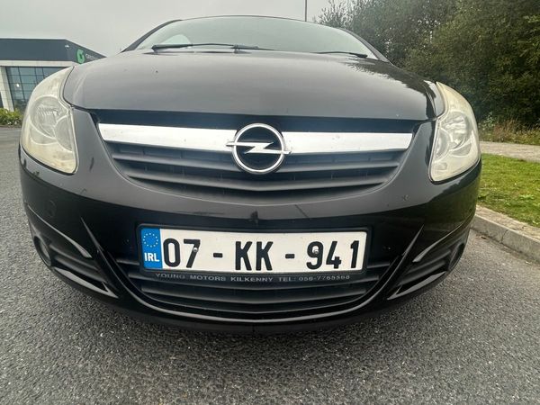 Opel Corsa Hatchback, Petrol, 2007, Black