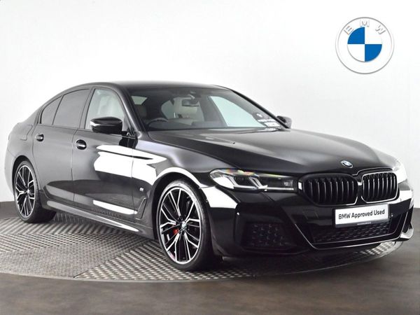 BMW 5-Series Saloon, Diesel Hybrid, 2023, Black