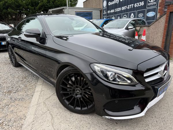 Mercedes-Benz C-Class Coupe, Diesel, 2018, Black