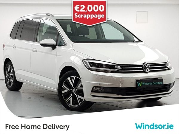 Volkswagen Touran MPV, Petrol, 2020, White