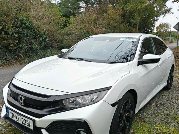 Honda Civic Hatchback, Petrol, 2017, White