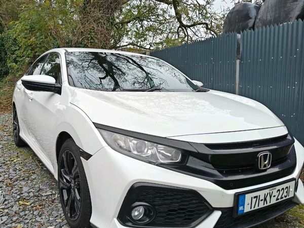 Honda Civic Hatchback, Petrol, 2017, White