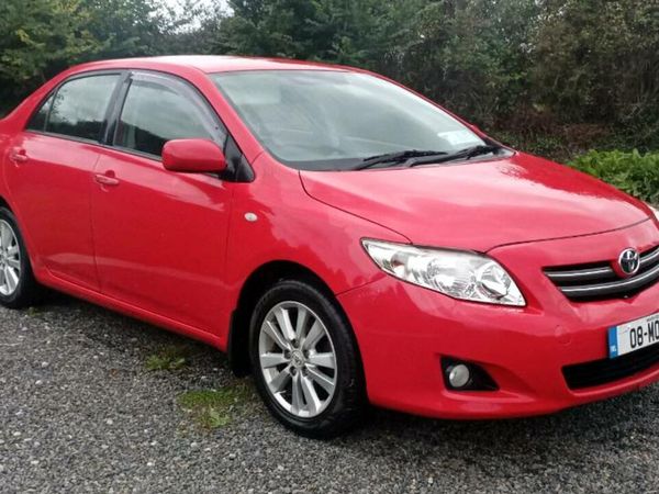 Toyota Corolla Saloon, Petrol, 2008, Red
