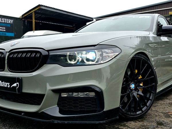 BMW 5-Series Saloon, Petrol Plug-in Hybrid, 2017, Grey