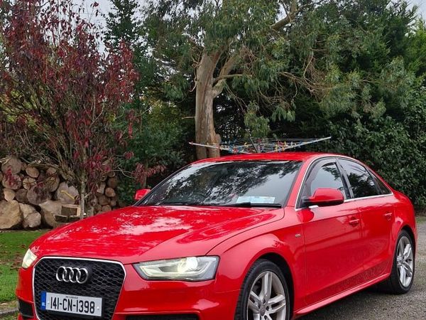 Audi A4 Saloon, Diesel, 2014, Red