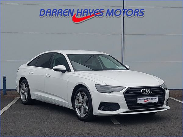Audi A6 Saloon, Petrol Hybrid, 2023, White