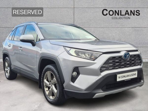 Toyota RAV4 SUV, Petrol Hybrid, 2021, Grey