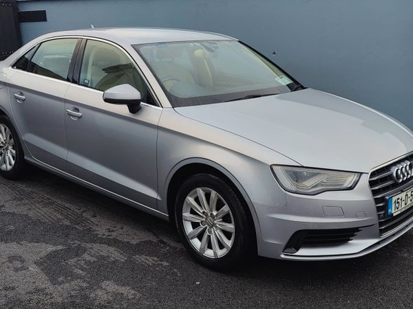 Audi A3 Saloon, Petrol, 2015, Silver