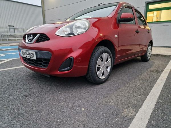 Nissan March Saloon, Petrol, 2015, Red