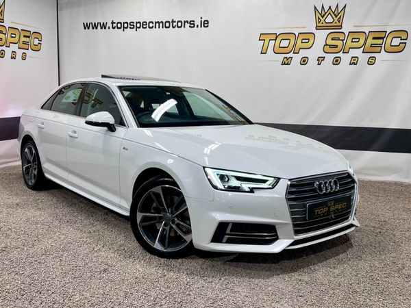 Audi A4 Saloon, Petrol, 2019, White