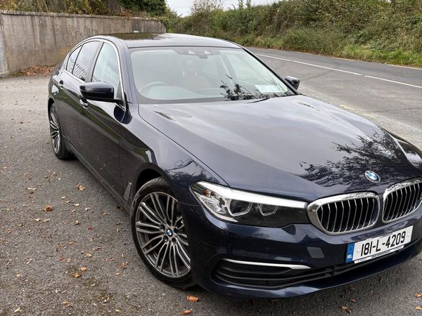 BMW 5-Series Saloon, Diesel, 2018, Blue