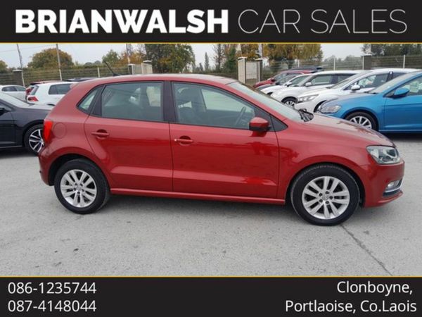 Volkswagen Polo Hatchback, Petrol, 2016, Red