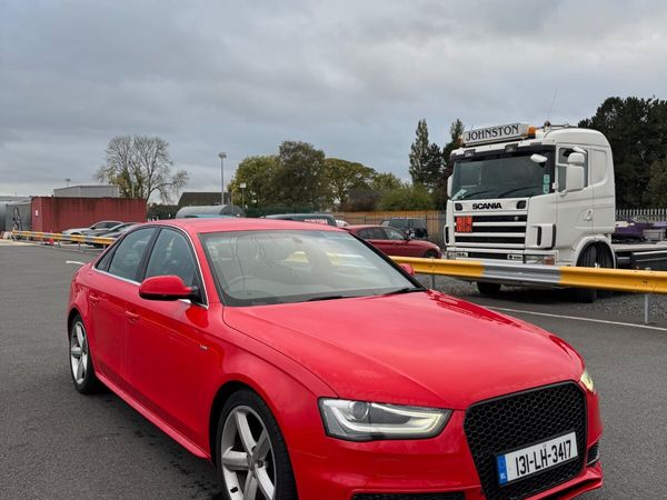 Audi A4 Saloon, Petrol, 2013, Red