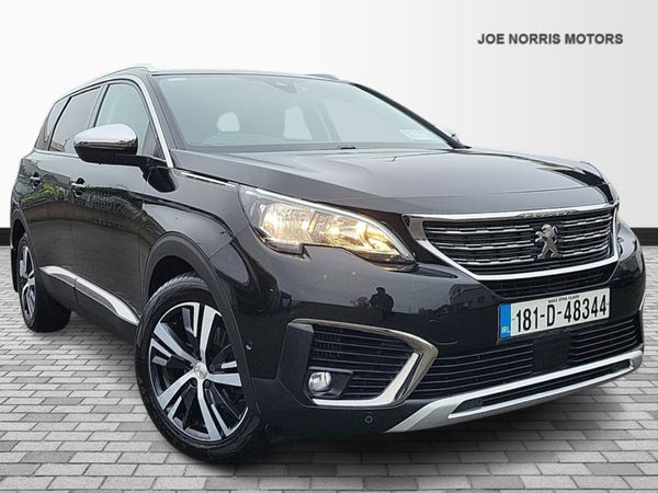 Peugeot 5008 MPV, Diesel, 2018, Black