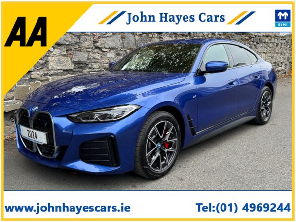 BMW i4 Coupe, Electric, 2024, Blue