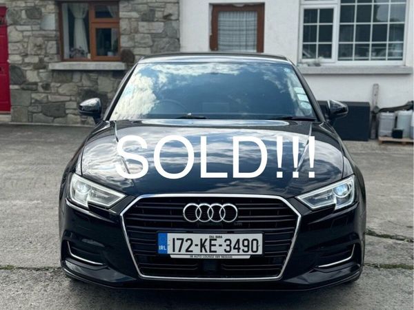 Audi A3 Hatchback, Petrol, 2017, Black