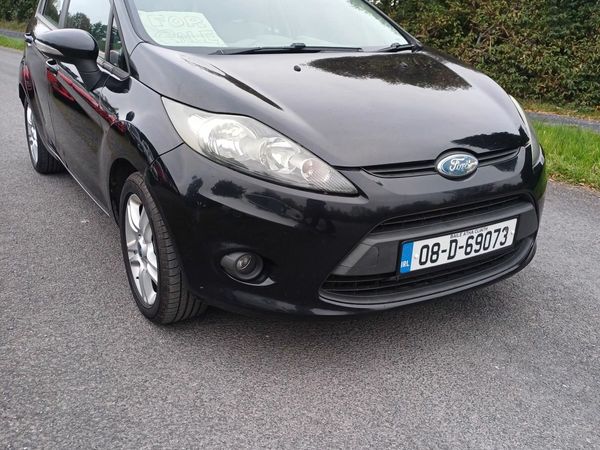 Ford Fiesta Hatchback, Petrol, 2008, Black