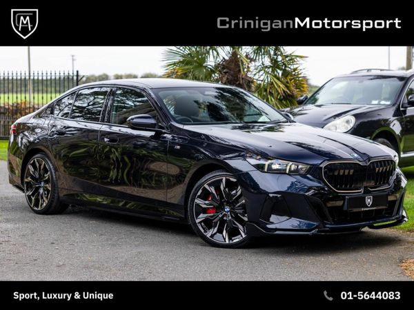 BMW 5-Series Saloon, Petrol Plug-in Hybrid, 2024, Black