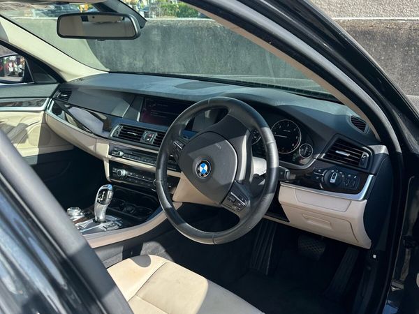 BMW 5-Series Saloon, Diesel, 2012, Black