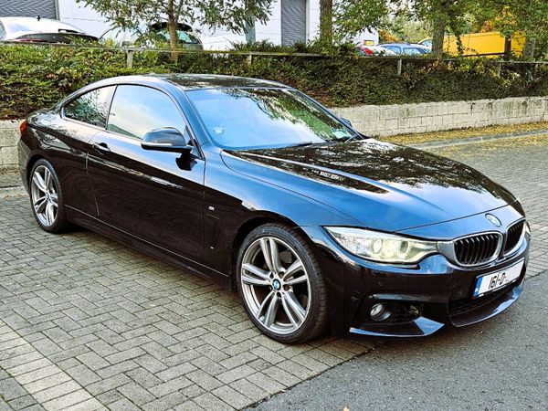 BMW 4-Series Coupe, Petrol, 2016, Black