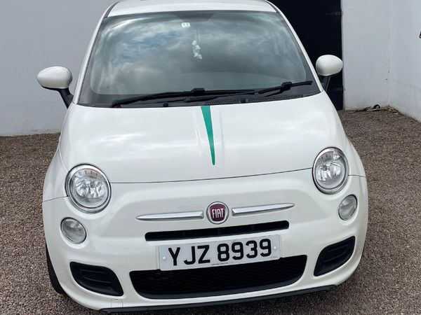 Fiat 500 Hatchback, Petrol, 2014, White