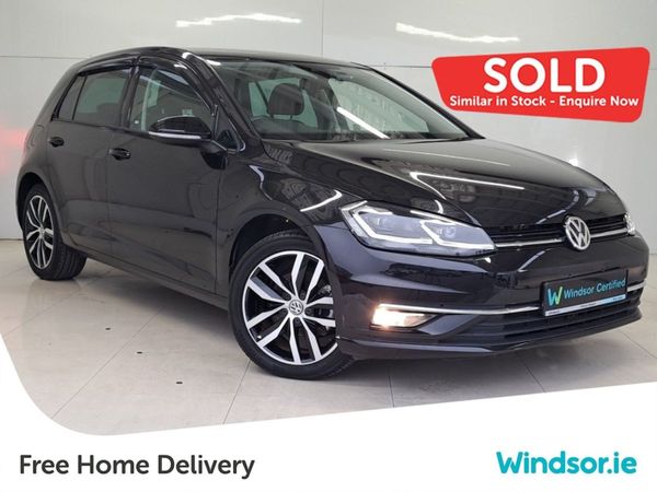 Volkswagen Golf Hatchback, Petrol, 2019, Black