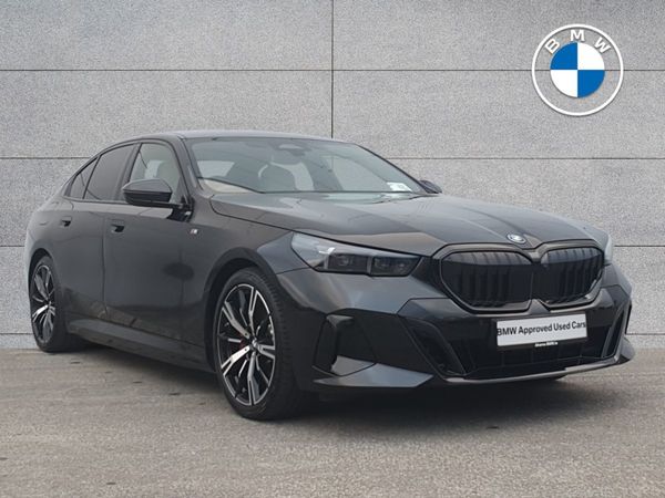 BMW 5-Series Saloon, Petrol Plug-in Hybrid, 2025, Black