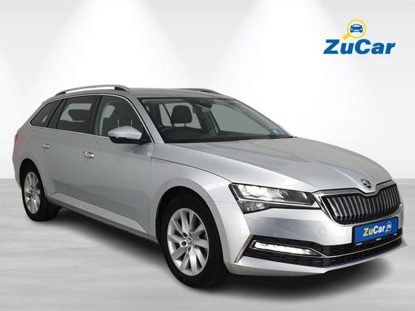 Skoda Superb Estate, Petrol Plug-in Hybrid, 2023, Silver