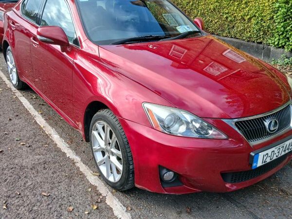Lexus IS Saloon, Diesel, 2012, Red