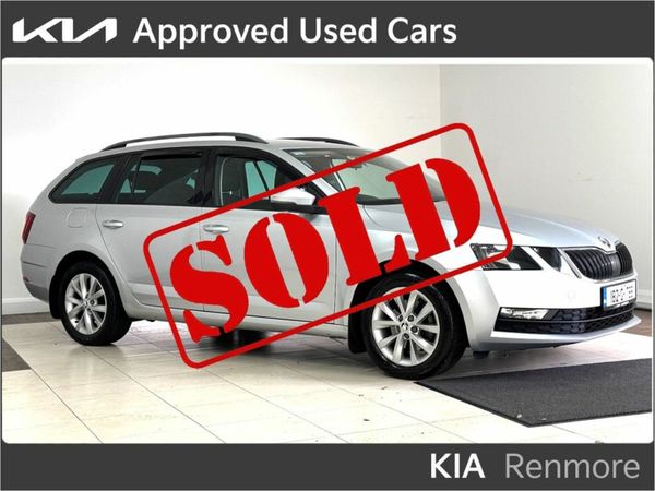 Skoda Octavia Estate, Petrol, 2018, Silver