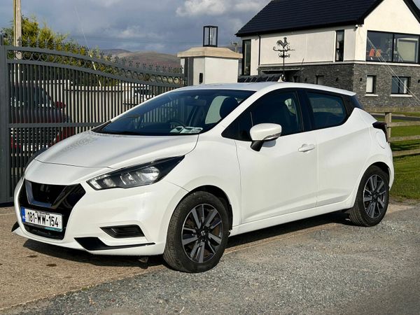 Nissan Micra Hatchback, Petrol, 2018, White