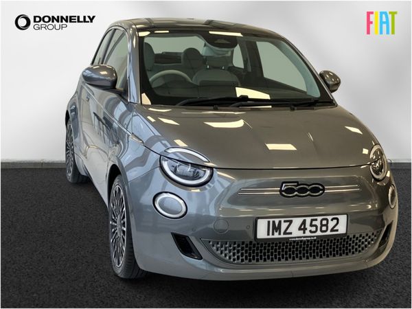 Fiat 500 Hatchback, Electric, 2022, Grey