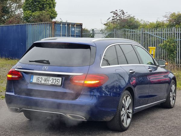 Mercedes-Benz C-Class Estate, Petrol Plug-in Hybrid, 2016, Blue