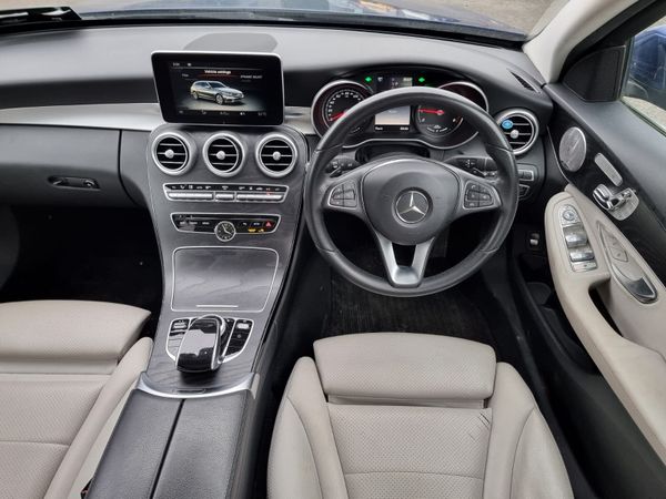 Mercedes-Benz C-Class Estate, Petrol Plug-in Hybrid, 2016, Blue