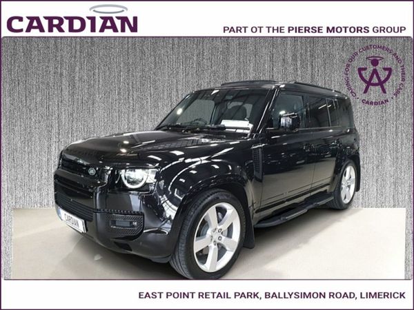 Land Rover Defender SUV, Petrol Plug-in Hybrid, 2025, Black