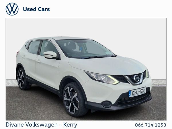 Nissan Qashqai SUV, Petrol, 2017, White