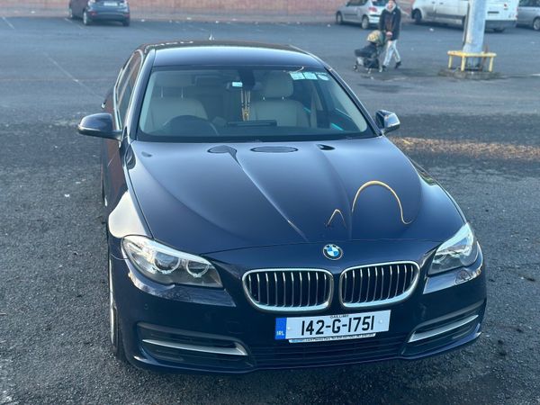 BMW 5-Series Saloon, Diesel, 2014, Blue