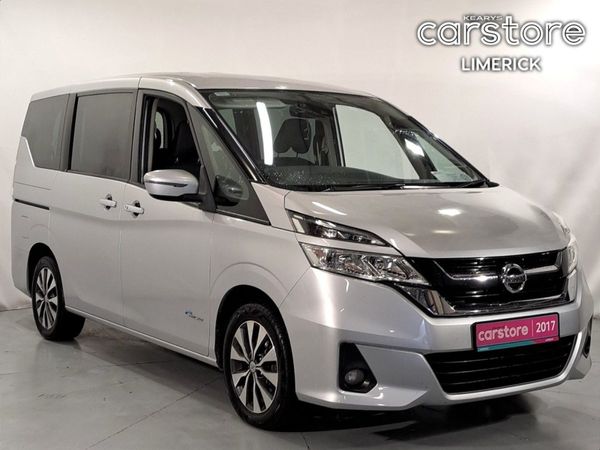 Nissan Serena MPV, Petrol Hybrid, 2017, Silver