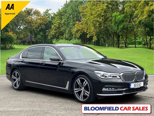BMW 7-Series Saloon, Diesel, 2016, Black
