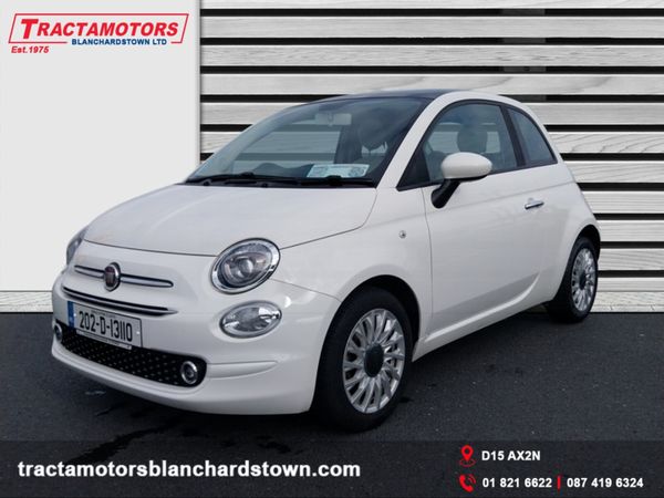 Fiat 500 Hatchback, Petrol, 2020, White