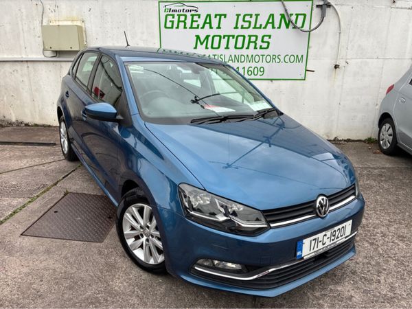 Volkswagen Polo Hatchback, Petrol, 2017, Blue