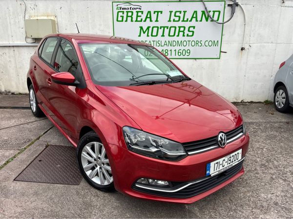 Volkswagen Polo Hatchback, Petrol, 2017, Red