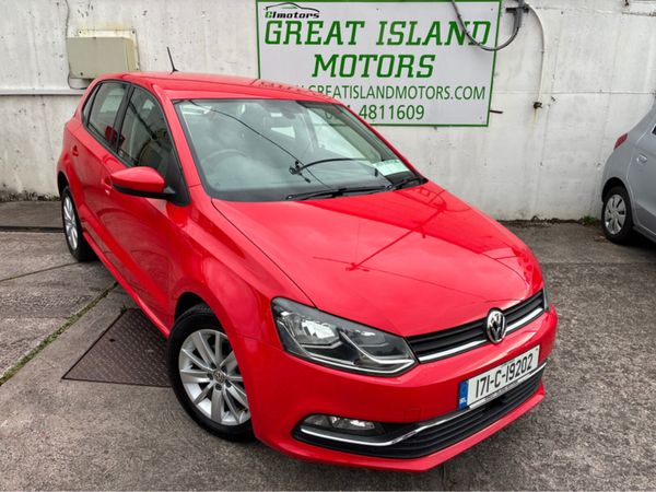 Volkswagen Polo Hatchback, Petrol, 2017, Red