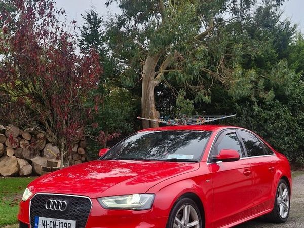 Audi A4 Saloon, Diesel, 2014, Red